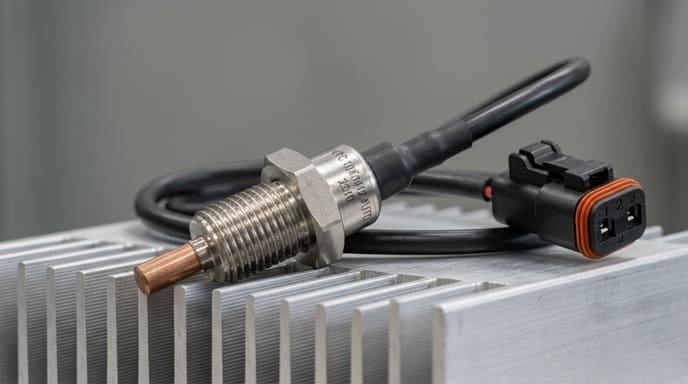 Automotive NTC temperature sensor for EV motor and coolant