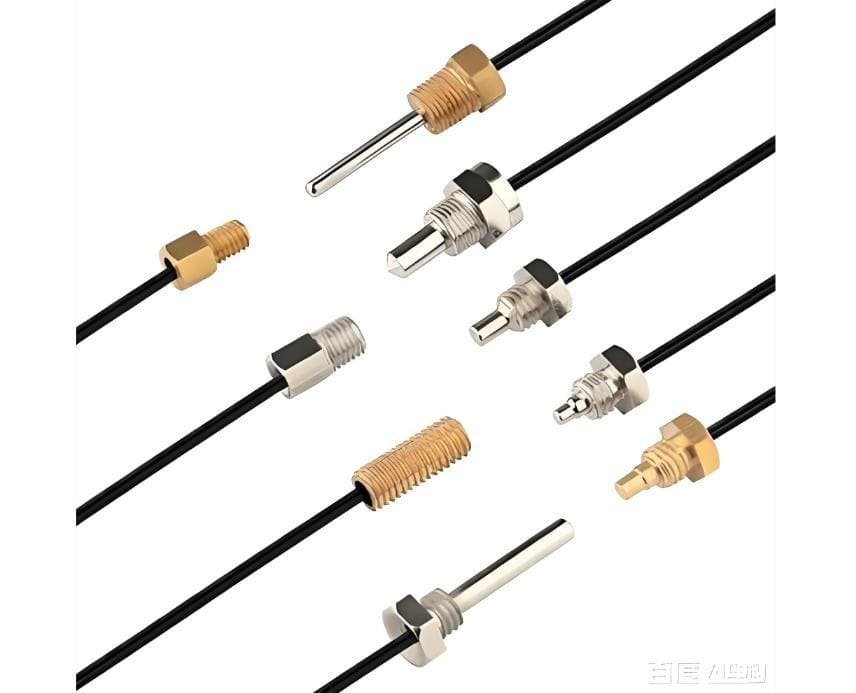Automotive threaded NTC thermistor for coolant and oil temperature measurement