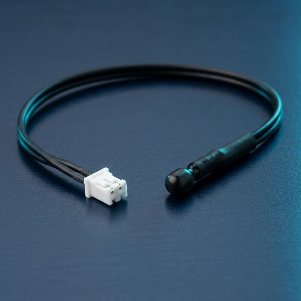 Custom NTC temperature sensor assembly for EV battery pack and BMS applications