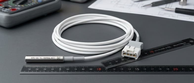 Custom NTC sensor cable assembly built to customer specification