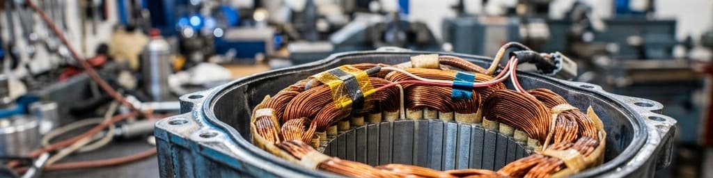Drive motor temperature monitoring with NTC sensor on stator winding